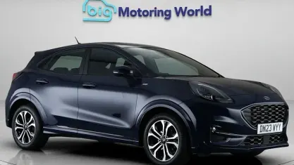 Second-hand Ford Puma ST-Line 125 CP (91 kW) 2023 Albastru SUV