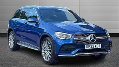 Blue Used 2022 Mercedes GLC300 AMG Line Premium SUV | £31,750 (Good price)