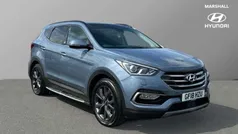Blue Used 2018 Hyundai Santa Fe SUV | £22,650 (Fair price)