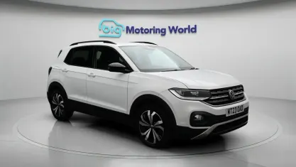 Used VW T-Cross Black Edition 110 HP (80 kW) 2023 White SUV