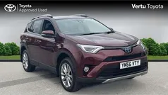 Red Used 2017 Toyota RAV4 Hybrid SUV | £18,167 (Fair price)