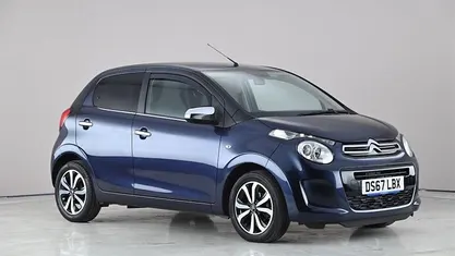 Used Citroën C1 Flair 68 HP (50 kW) 2017 Blue Hatchback