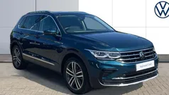 Blue Used 2022 VW Tiguan Elegance SUV | £26,095 (Fair price)