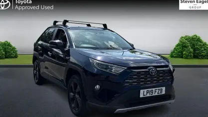 Used Toyota RAV4 Hybrid 222 HP (163 kW) 2019 Blue SUV