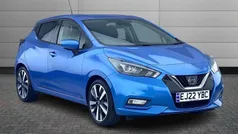 Power blue Used 2022 Nissan Micra Tekna Hatchback | £12,490 (Fair price)