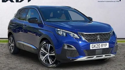 Used Peugeot 3008 GT-line 131 HP (96 kW) 2020 Blue SUV