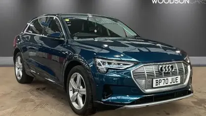 Used Audi e-tron Advanced 230 kW (313 HP) 2021 Blue SUV
