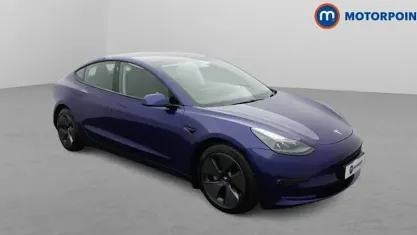 Used Tesla Model 3 Long Range AWD 366 kW (498 HP) 2021 Blue Sedan