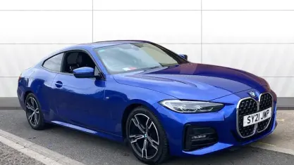 Usado BMW 420 M Sport 190 HP (139 kW) 2021 Azul Coupé