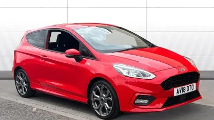 Used Ford Fiesta ST-Line 125 HP (91 kW) 2018 Red Hatchback