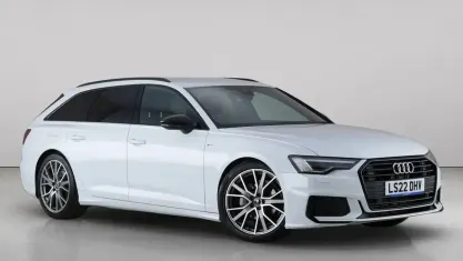 Used Audi A6 Black Edition 204 HP (150 kW) 2021 White Estate