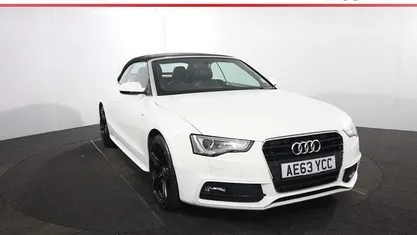 Used Audi A5 Cabriolet S-Line 225 HP (165 kW) 2013 White Cabriolet