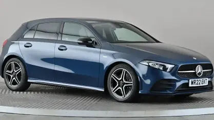 Used Mercedes A250 Executive 224 HP (164 kW) 2022 Blue Hatchback