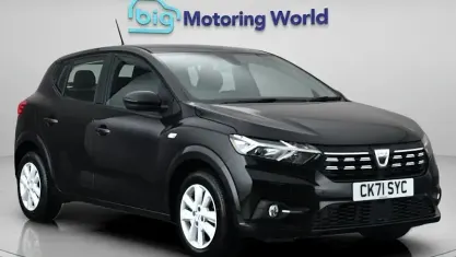 Used Dacia Sandero Comfort 91 HP (66 kW) 2021 Black Hatchback