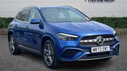 Used Mercedes E250 AMG line 218 HP (160 kW) 2023 Blue SUV