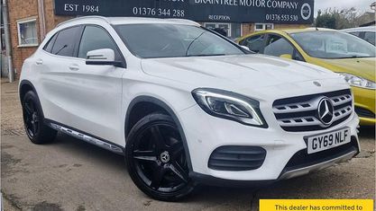 Usado Mercedes GLA180 AMG line 122 HP (89 kW) 2019 Branco SUV