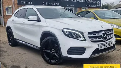 Used Mercedes GLA180 AMG line 122 HP (89 kW) 2019 White SUV