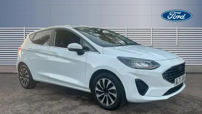 Used Ford Fiesta Titanium 101 HP (74 kW) 2023 White Hatchback
