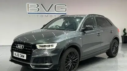 Używany Audi Q3 Black Edition 150 KM (110 kW) 2018 Szary SUV