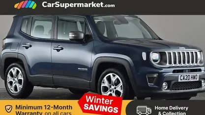 Blue Used 2020 Jeep Renegade Limited SUV | £14,697 (Fair price)