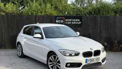 Used BMW 116 Sport Line 116 HP (85 kW) 2015 White Hatchback