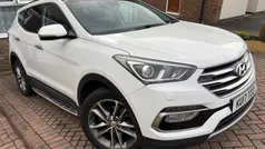 White Used 2016 Hyundai Santa Fe Premium SE SUV | £16,399 (Fair price)