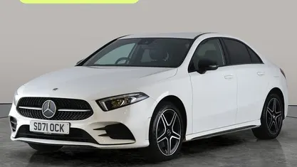 Used Mercedes A250 AMG line 218 HP (160 kW) 2021 White Sedan
