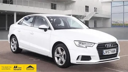 Used Audi A3 Sport 116 HP (85 kW) 2018 White Sedan
