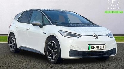 Usado VW ID.3 Pro 150 kW (204 CV) 2020 Blanco Utilitario