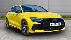 Yellow Used 2025 Audi RS3 Comfort Hatchback | £61,990 (Fair price)