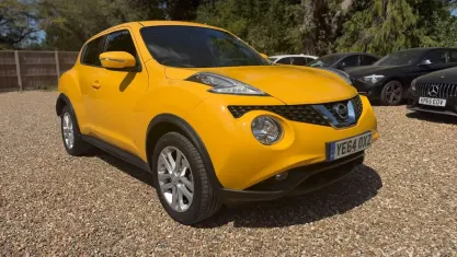 Used Nissan Juke Acenta Premium 116 HP (85 kW) 2014 Yellow SUV
