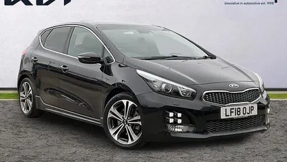 Used Kia Ceed GT-Line S 136 HP (100 kW) 2018 Black Hatchback