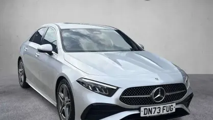 Used Mercedes A180 AMG line 136 HP (100 kW) 2024 Silver Sedan