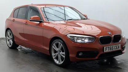 Used BMW 116 Sport Line 116 HP (85 kW) 2015 Orange Hatchback