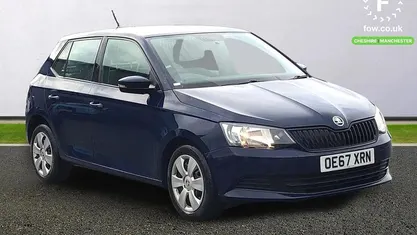Used Skoda Fabia 60 HP (44 kW) 2018 Blue Hatchback