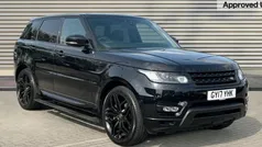 Metallic santorini black Used 2017 Land Rover Range Rover Sport HSE Dynamic SUV | £24,796 (Good price)