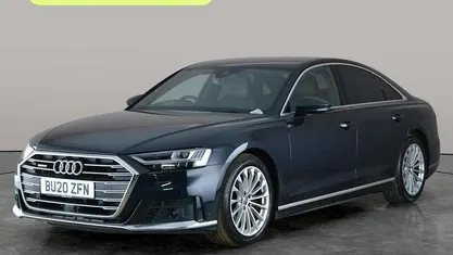 Used Audi A8 S-Line 286 HP (210 kW) 2020 Blue Sedan