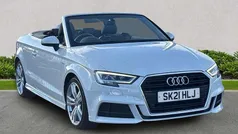 White Used 2021 Audi A3 Cabriolet S-Line Cabriolet | £19,827 (Fair price)