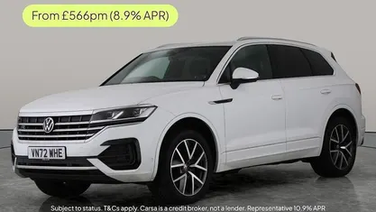 White Used 2022 VW Touareg R-line SUV | £35,678 (Good price)