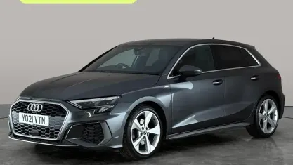 Used Audi A3 Sportback S-Line 110 HP (80 kW) 2021 Grey Hatchback