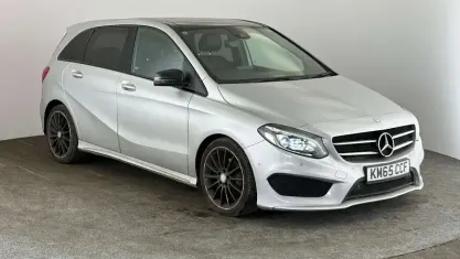 Used Mercedes B200 AMG Line Premium Plus 136 HP (100 kW) 2015 Silver Hatchback