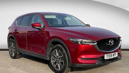 Second-hand Mazda CX-5 Inclusive 150 CP (110 kW) 2018 Roșu SUV