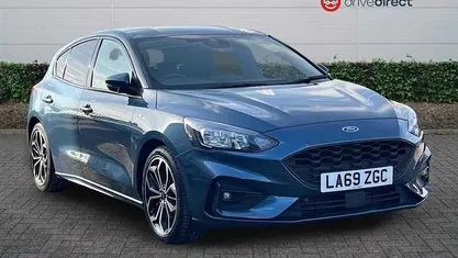 Used Ford Focus ST-Line X 125 HP (91 kW) 2020 Blue Hatchback