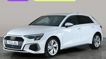 Used Audi A3 Sportback e-tron S-Line 204 HP (150 kW) 2023 White Hatchback