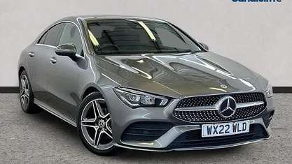 Begagnad Mercedes CLA180 AMG Line Premium 136 HK (100 kW) 2022 Grå Sedan