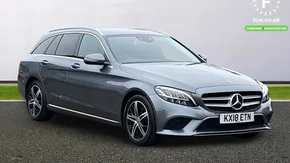 Used Mercedes C200 184 HP (135 kW) 2018 Grey Estate