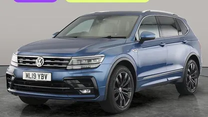 Used VW Tiguan Allspace R-line 150 HP (110 kW) 2018 Blue SUV