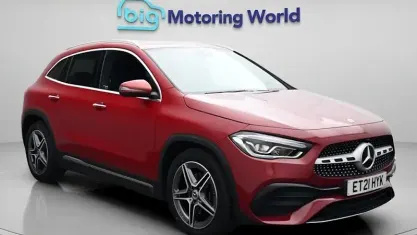 Used Mercedes GLA180 AMG line 136 HP (100 kW) 2021 Red SUV
