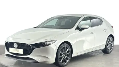 Used Mazda 3 Exclusive-Line 186 HP (136 kW) 2025 White Hatchback