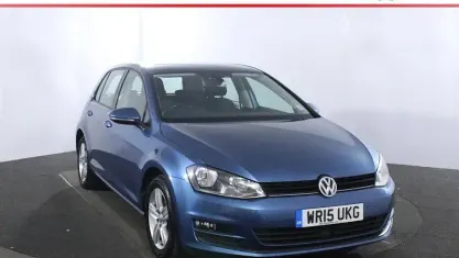 Used VW Golf VII Match 122 HP (89 kW) 2015 Blue Hatchback
